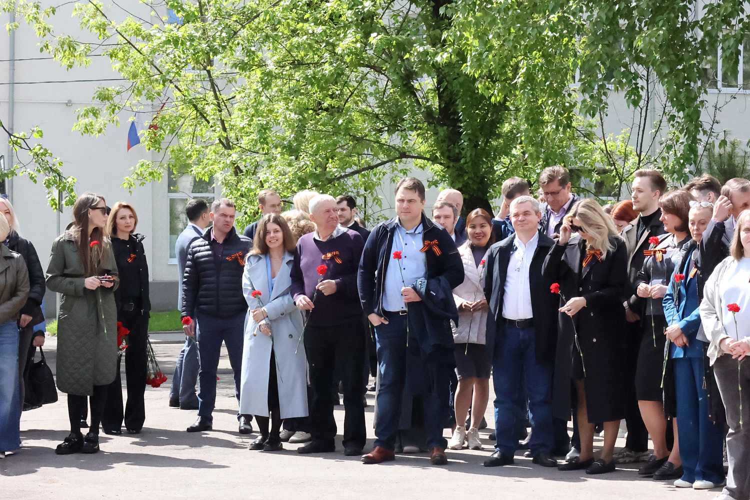 Сотрудники ФАУ «РосКапСтрой» приняли участие в торжественных мероприятиях, приуроченных к 80-летию Великой Победы