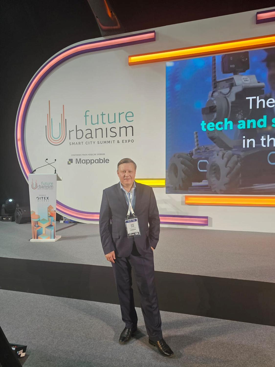 Представитель ФАУ «РосКапСтрой» Виталий Никифоров принял участие в международной конференции GITEX «Градостроительство будущего»